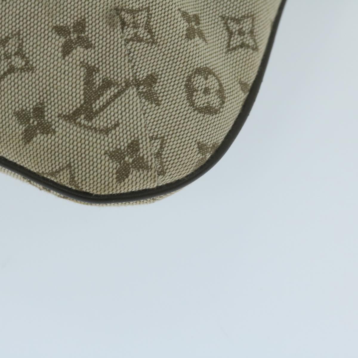 LOUIS VUITTON Monogram Mini Françoise Hand Bag 2way Khaki M92209 LV Auth ep2881