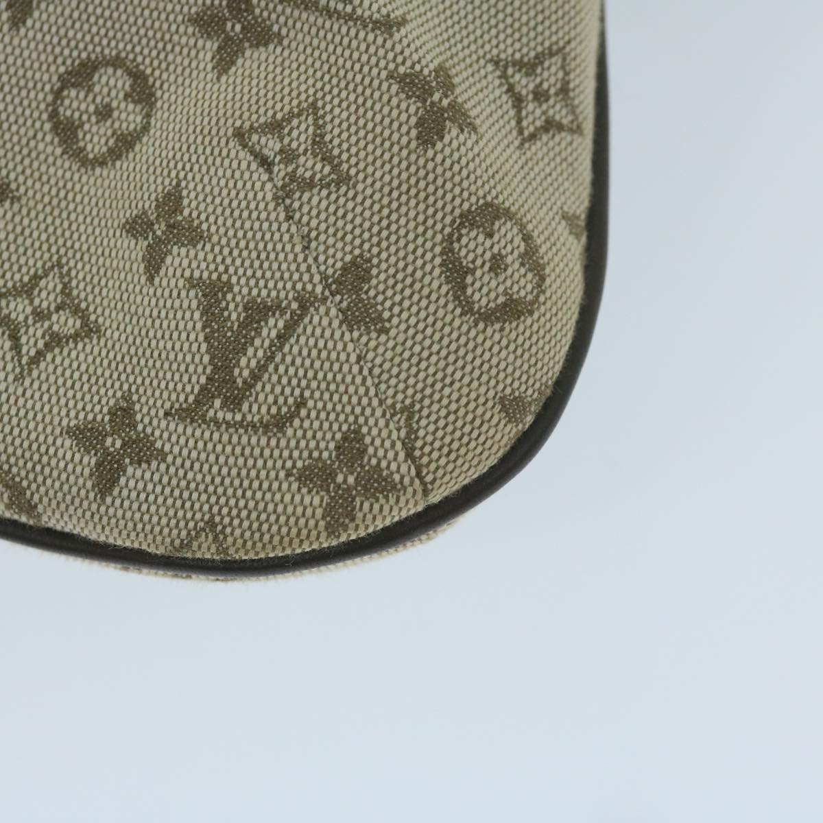 LOUIS VUITTON Monogram Mini Françoise Hand Bag 2way Khaki M92209 LV Auth ep2881