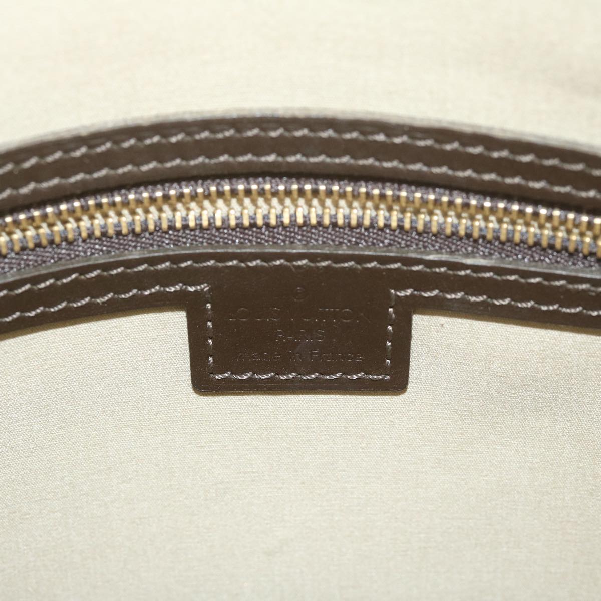 LOUIS VUITTON Monogram Mini Françoise Hand Bag 2way Khaki M92209 LV Auth ep2881
