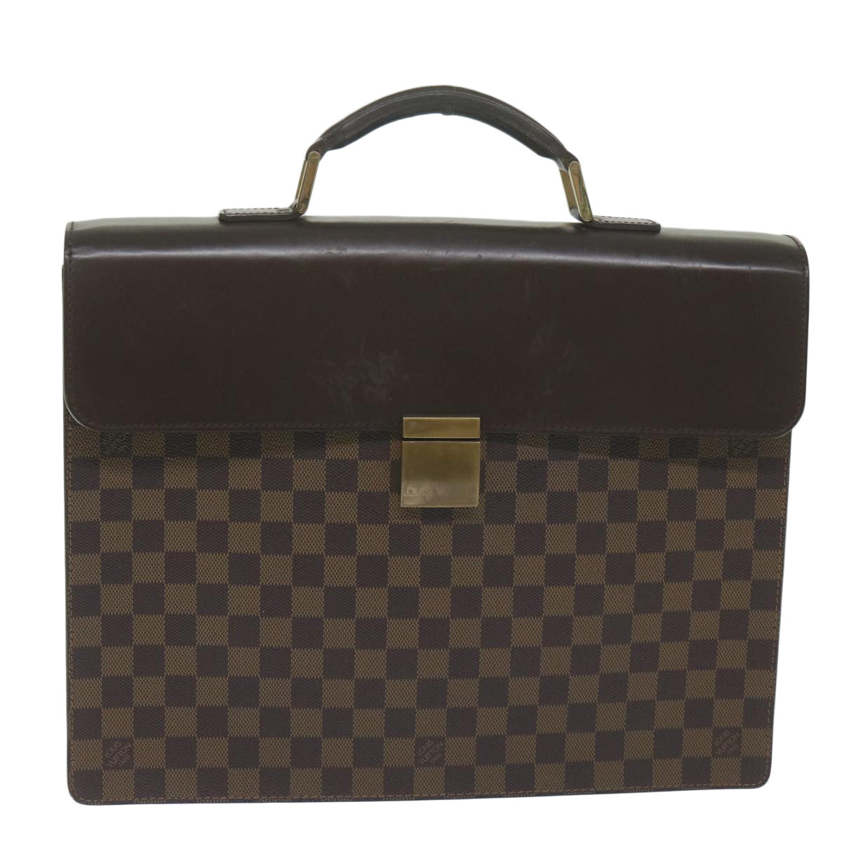 LOUIS VUITTON Damier Ebene Altona PM Briefcase N53315 LV Auth ep2893