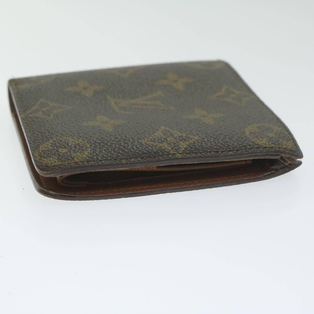 LOUIS VUITTON Monogram Porte Monnaie Bier Cartes Crdit Wallet M61652 Auth ep2916