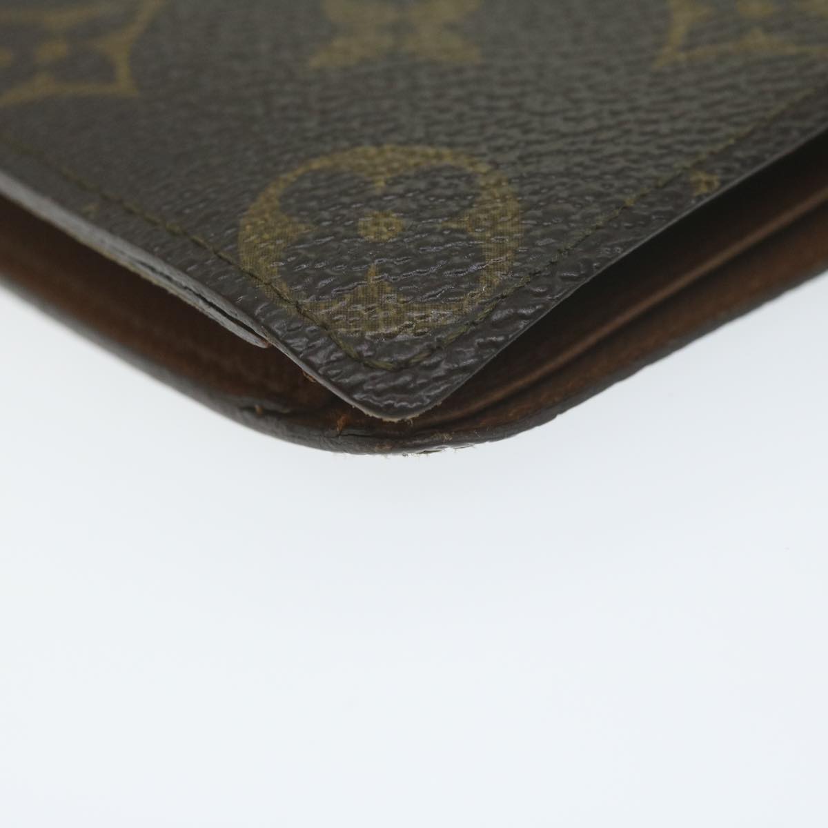 LOUIS VUITTON Monogram Porte Monnaie Bier Cartes Crdit Wallet M61652 Auth ep2916