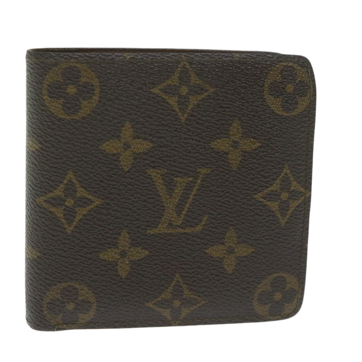 LOUIS VUITTON Monogram Porte Monnaie Bier Cartes Crdit Wallet M61652 Auth ep2916