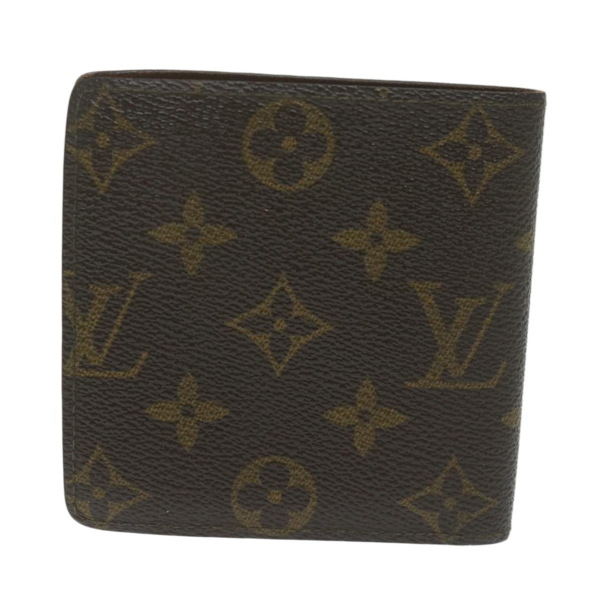 LOUIS VUITTON Monogram Porte Monnaie Bier Cartes Crdit Wallet M61652 Auth ep2916