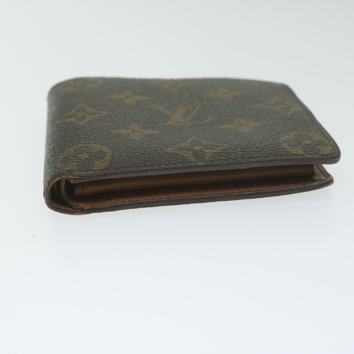 LOUIS VUITTON Monogram Porte Monnaie Bier Cartes Crdit Wallet M61652 Auth ep2916