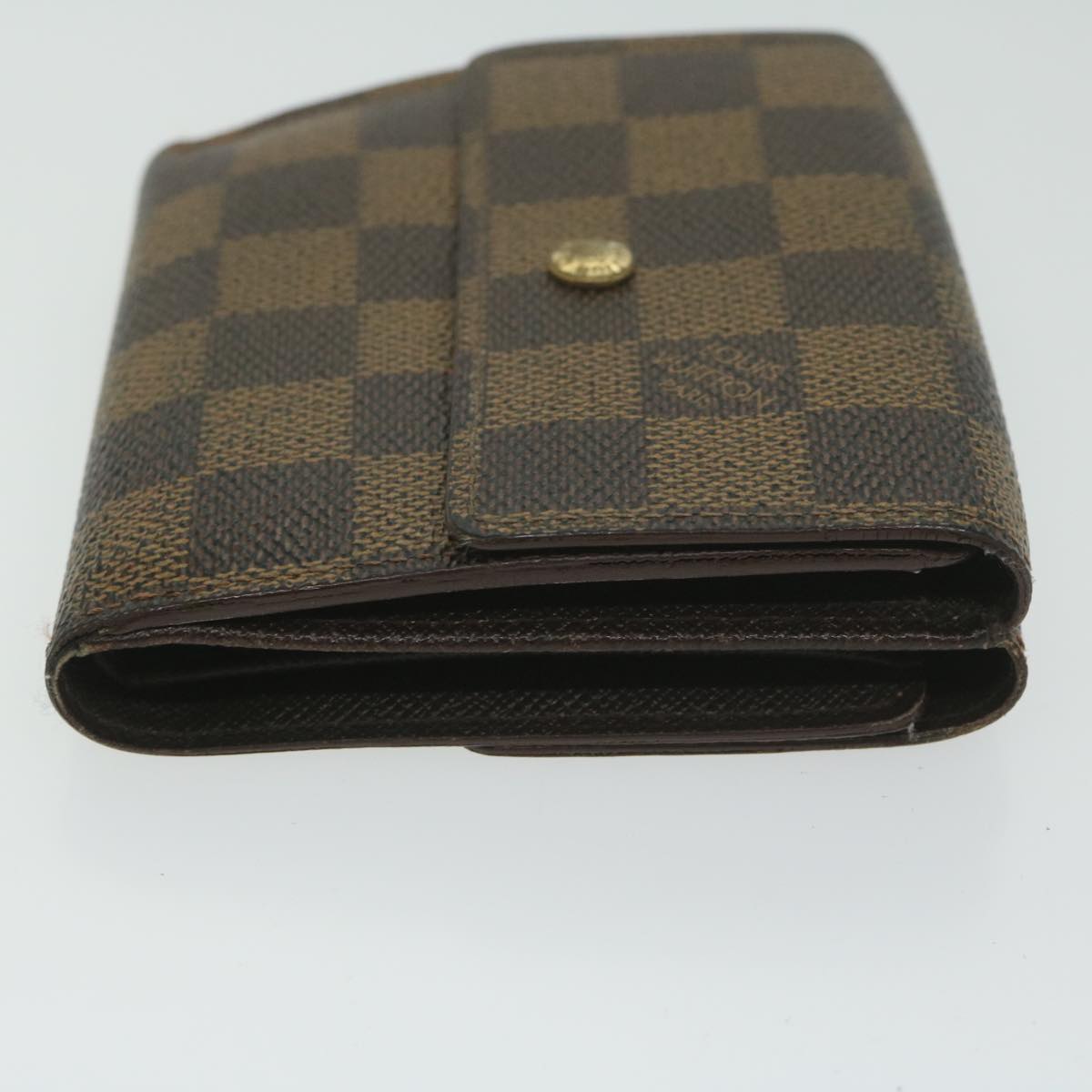 LOUIS VUITTON Damier Ebene Portefeuille Elise Wallet N61654 LV Auth ep2917