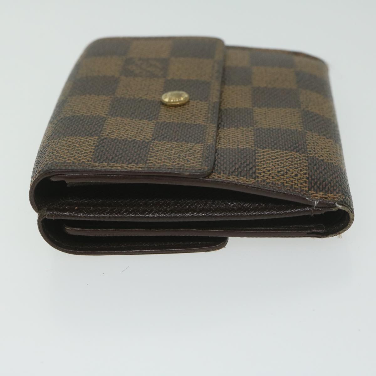 LOUIS VUITTON Damier Ebene Portefeuille Elise Wallet N61654 LV Auth ep2917