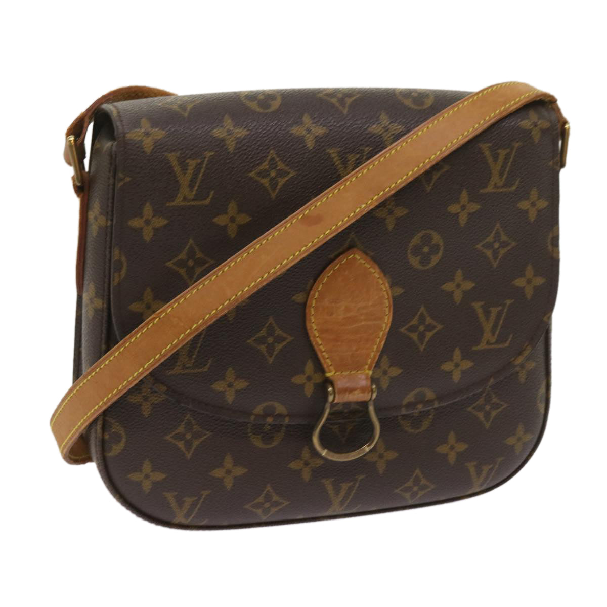 LOUIS VUITTON Monogram Saint Cloud GM Shoulder Bag M51242 LV Auth ep2940