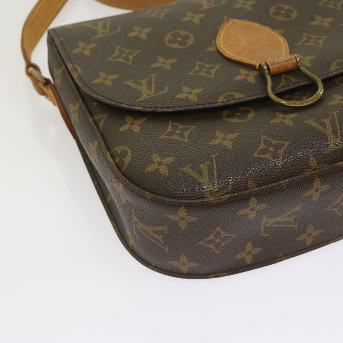 LOUIS VUITTON Monogram Saint Cloud GM Shoulder Bag M51242 LV Auth ep2940