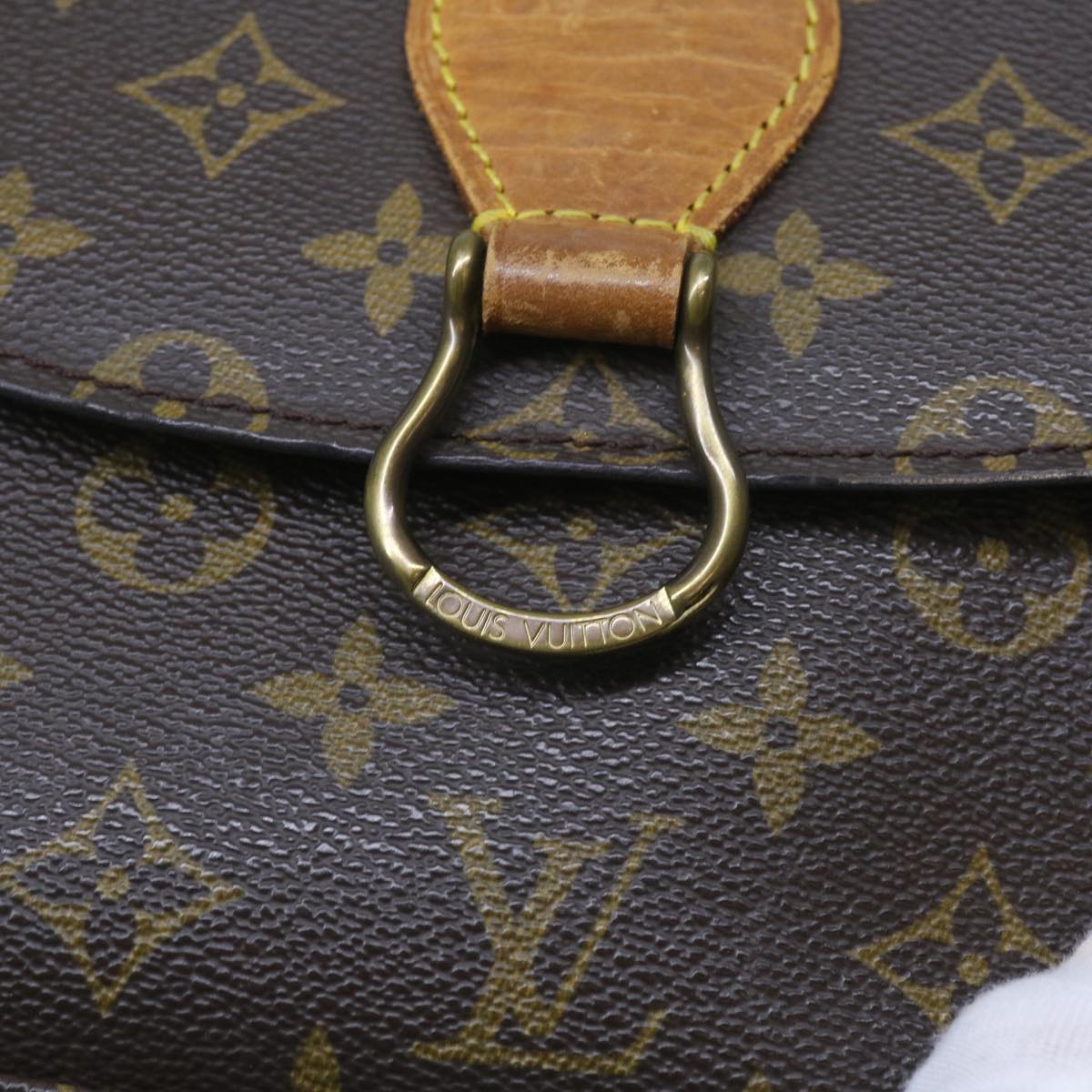 LOUIS VUITTON Monogram Saint Cloud GM Shoulder Bag M51242 LV Auth ep2940