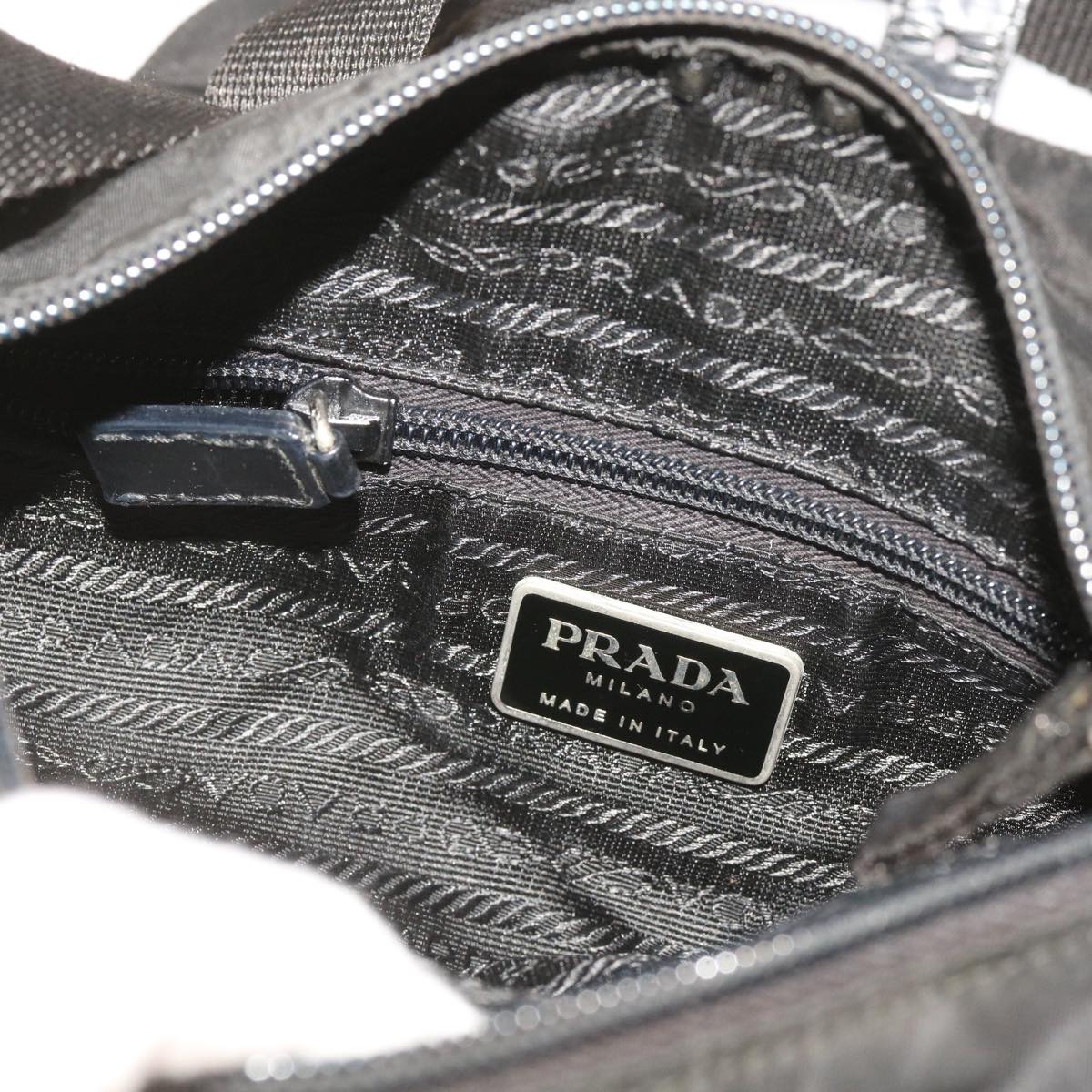 PRADA Shoulder Bag Nylon Black Auth ep2948