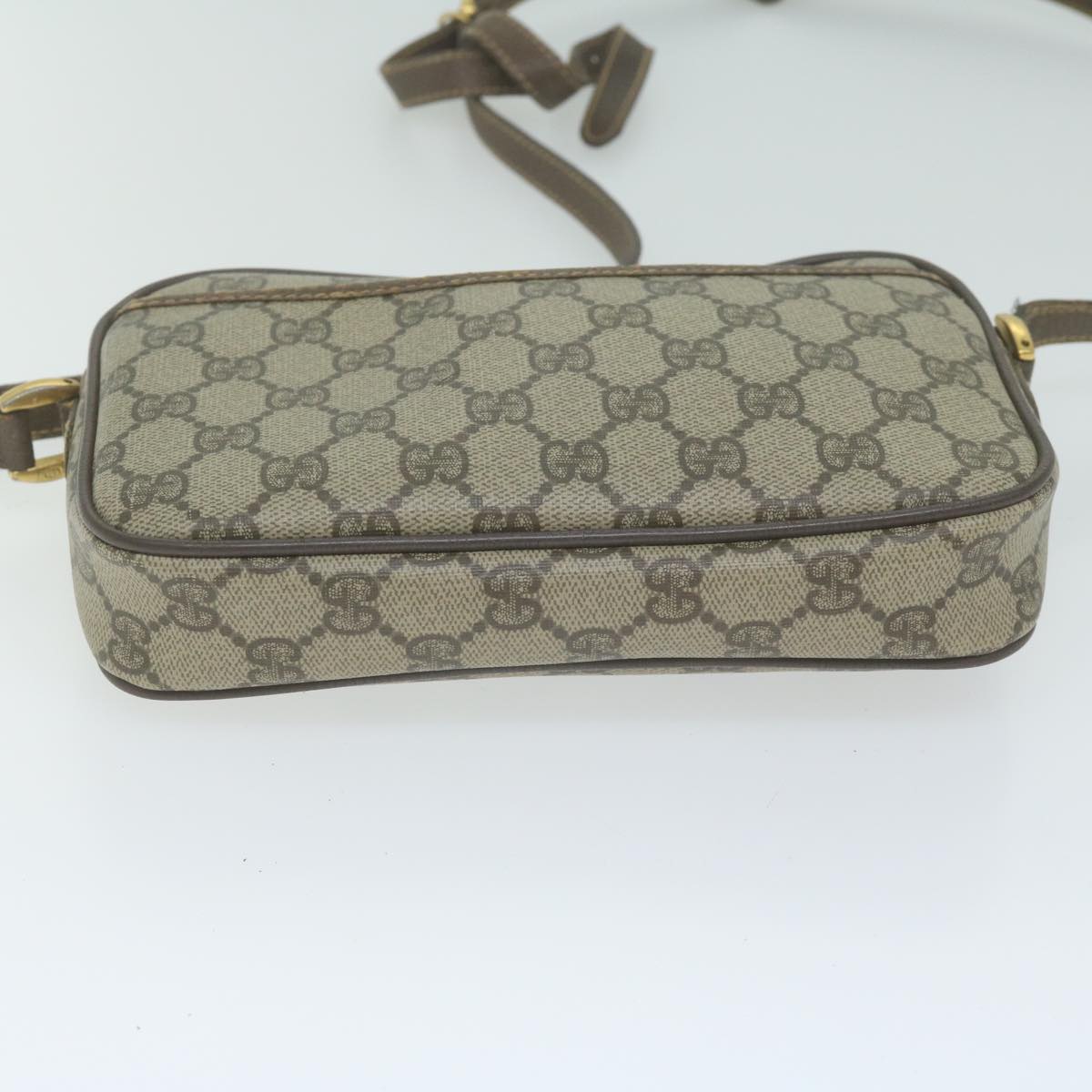 GUCCI GG Supreme Shoulder Bag PVC Beige 007 56 0095 Auth ep3002