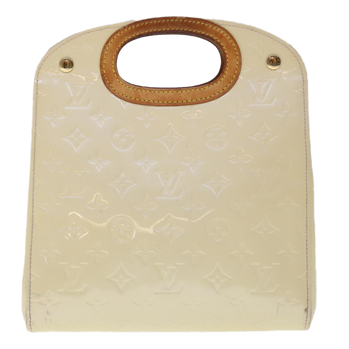 LOUIS VUITTON Monogram Vernis Maple Drive Hand Bag Perle M91378 LV Auth ep3024