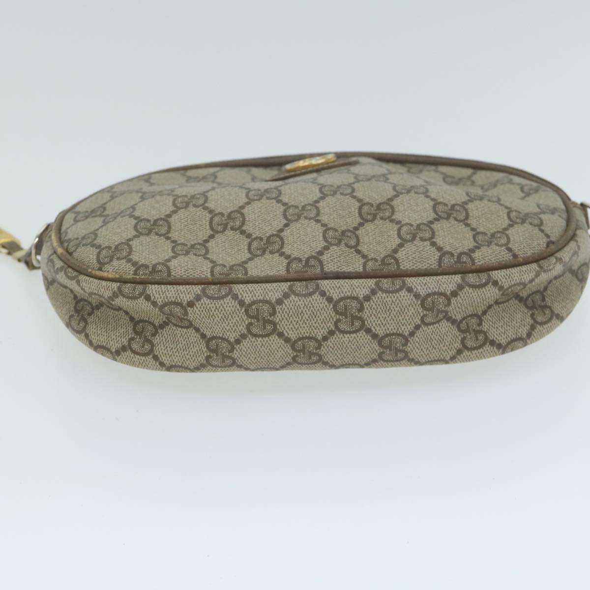 GUCCI GG Supreme Shoulder Bag PVC Beige 007 104 Auth ep3079