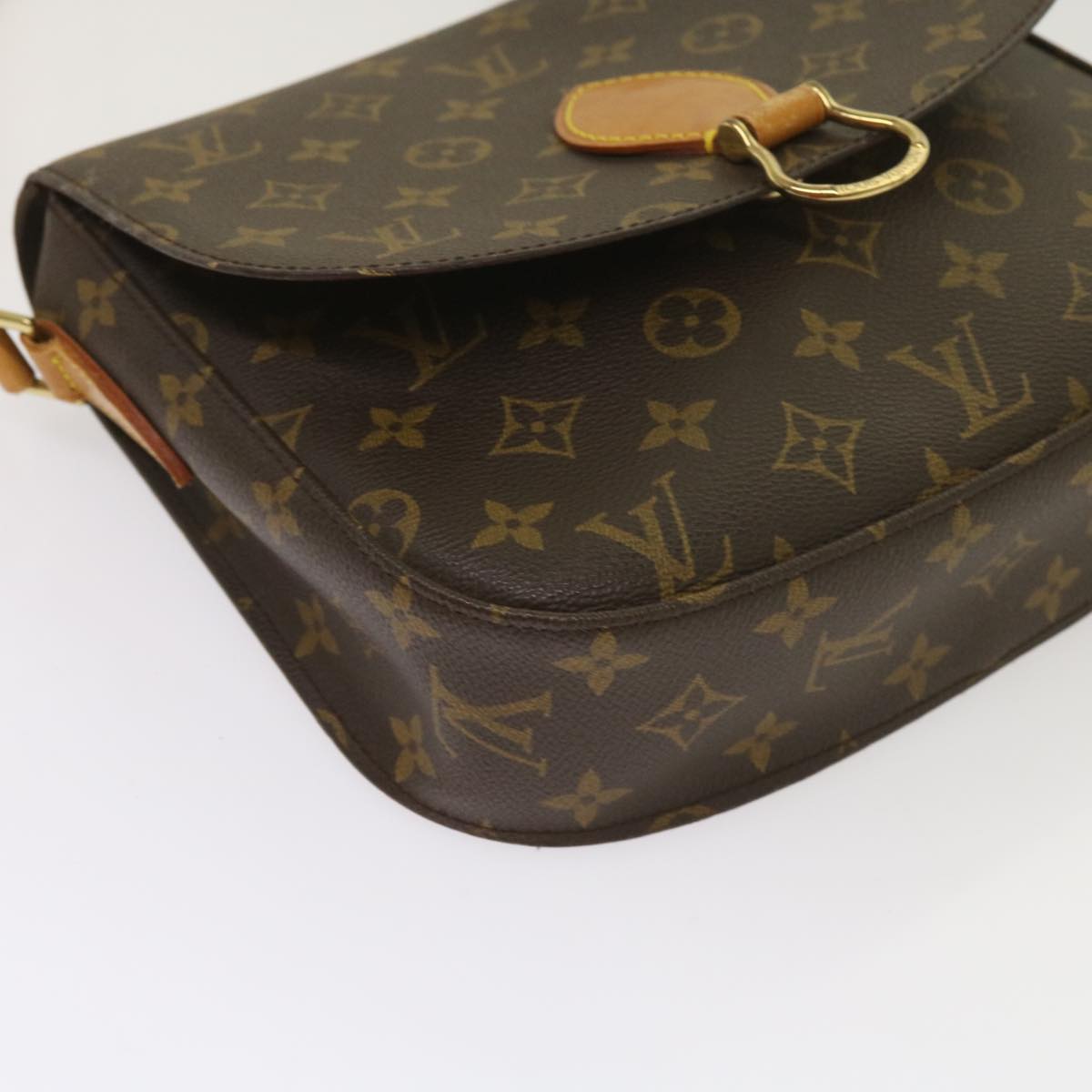 LOUIS VUITTON Monogram Saint Cloud GM Shoulder Bag M51242 LV Auth ep3081