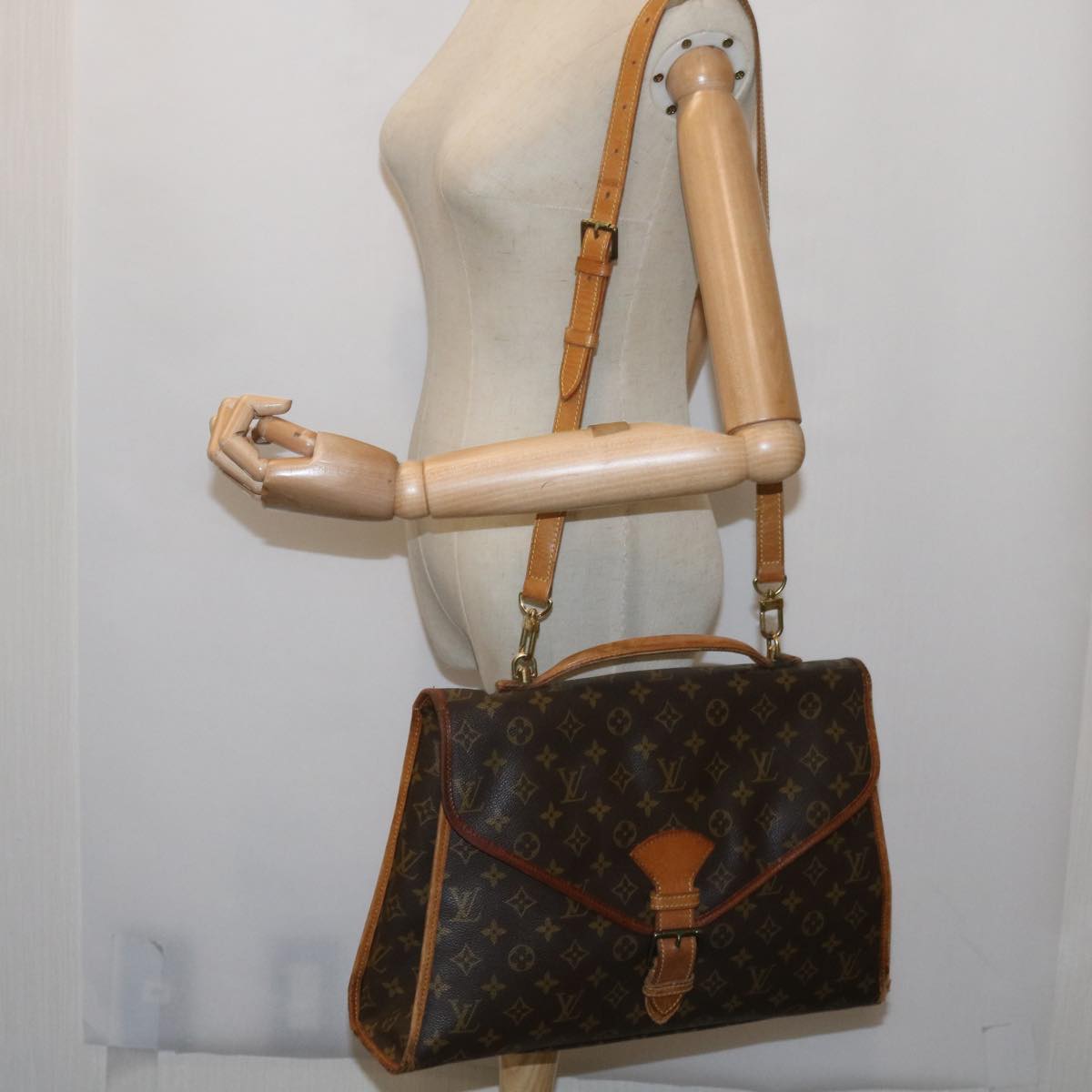 LOUIS VUITTON Monogram Beverly Hand Bag 2way M51120 LV Auth ep3122