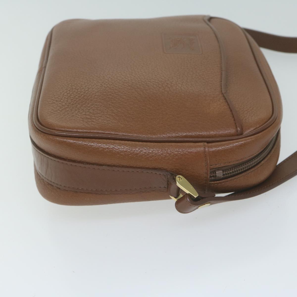 Burberrys Shoulder Bag Leather Brown Auth ep3133