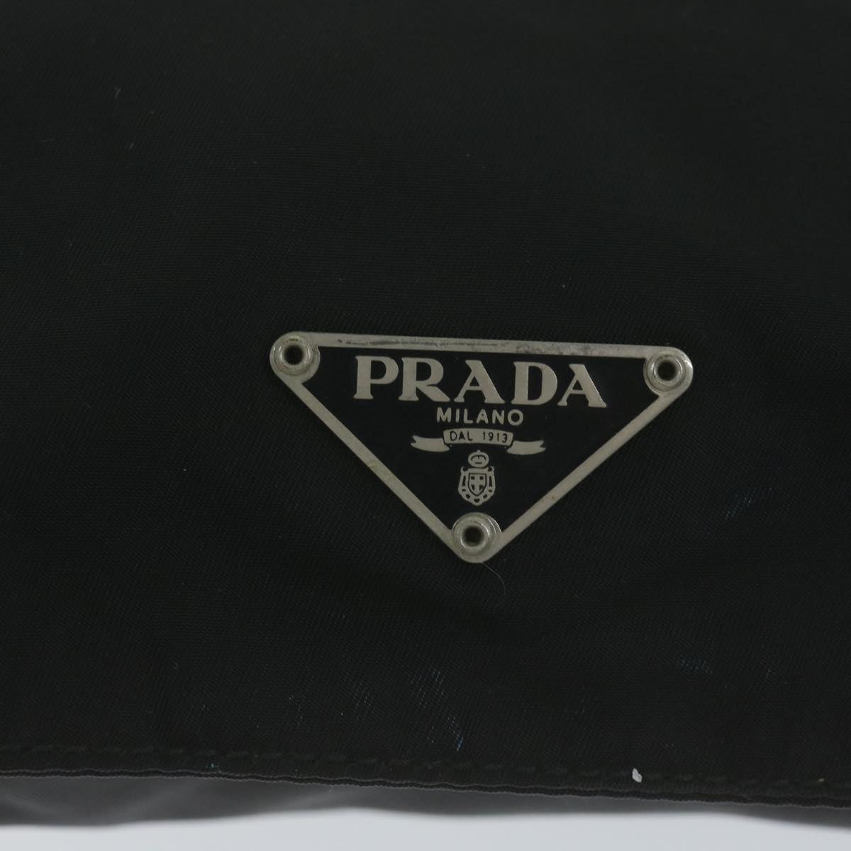 PRADA Shoulder Bag Nylon Black Auth ep3143