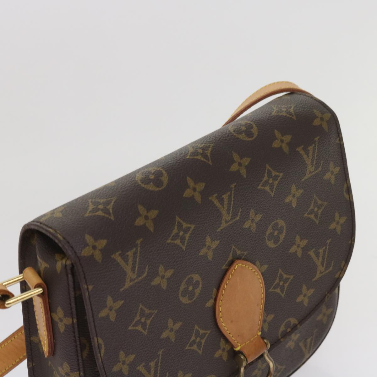 LOUIS VUITTON Monogram Saint Cloud GM Shoulder Bag M51242 LV Auth ep3152