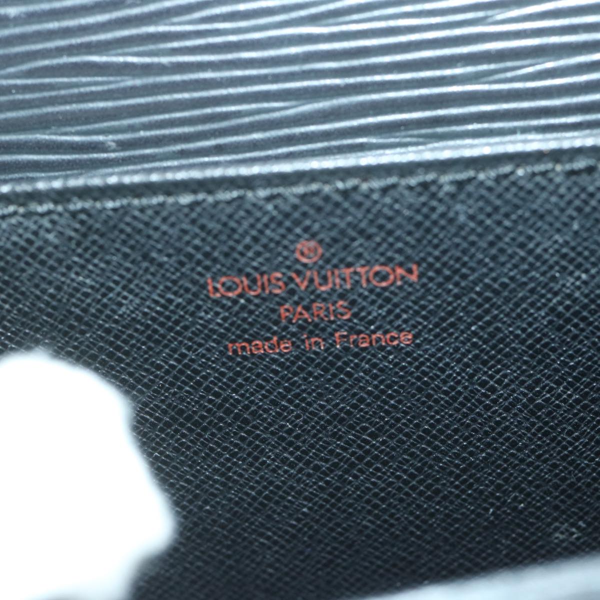 LOUIS VUITTON Epi Serviette Conseiller Briefcase Black M54422 LV Auth ep3180