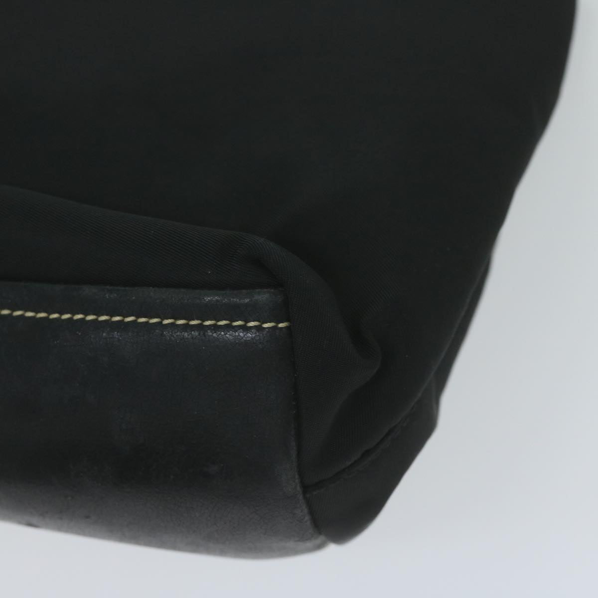 PRADA Hand Bag Nylon Black Auth ep3194