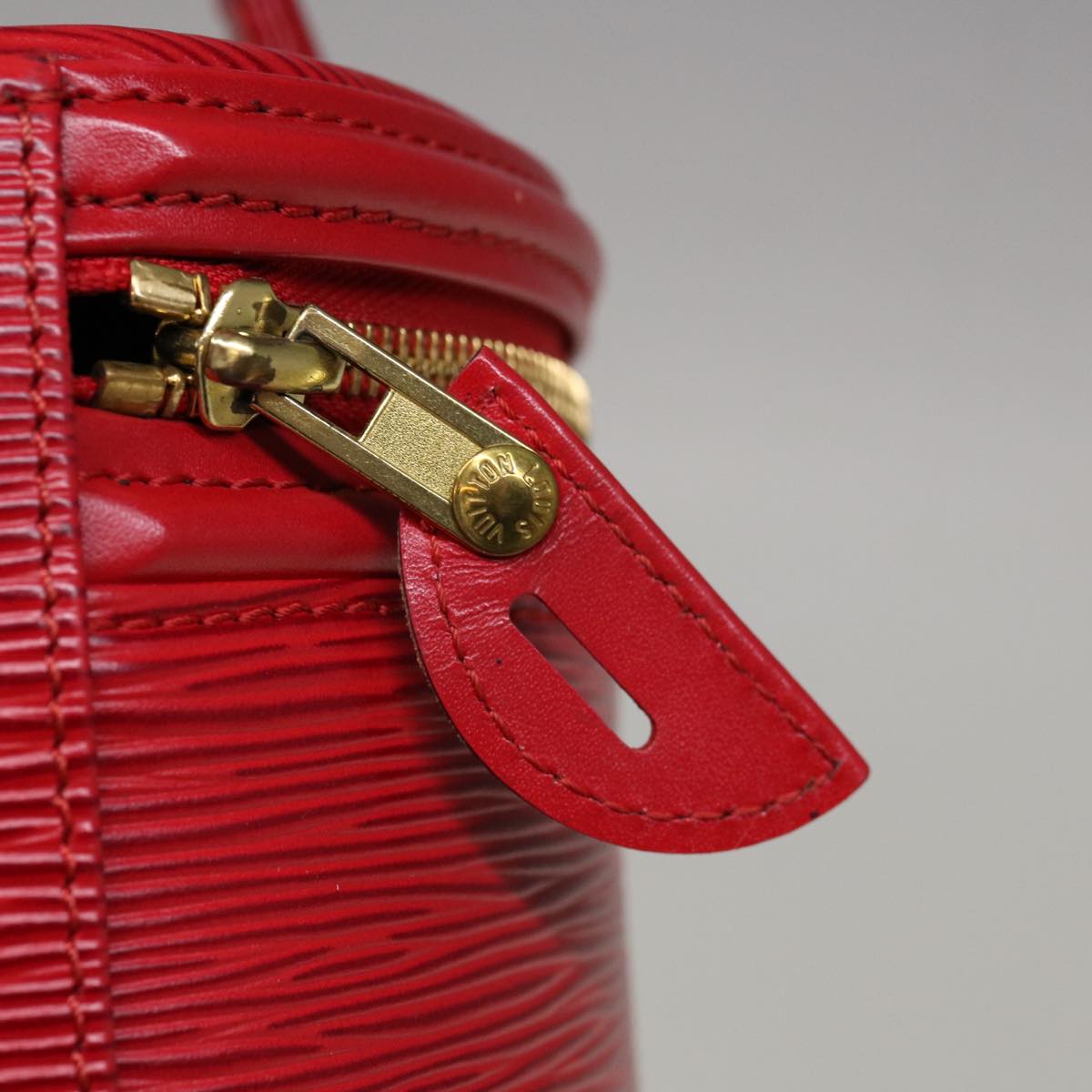 LOUIS VUITTON Epi Cannes Hand Bag Red M48037 LV Auth ep3206