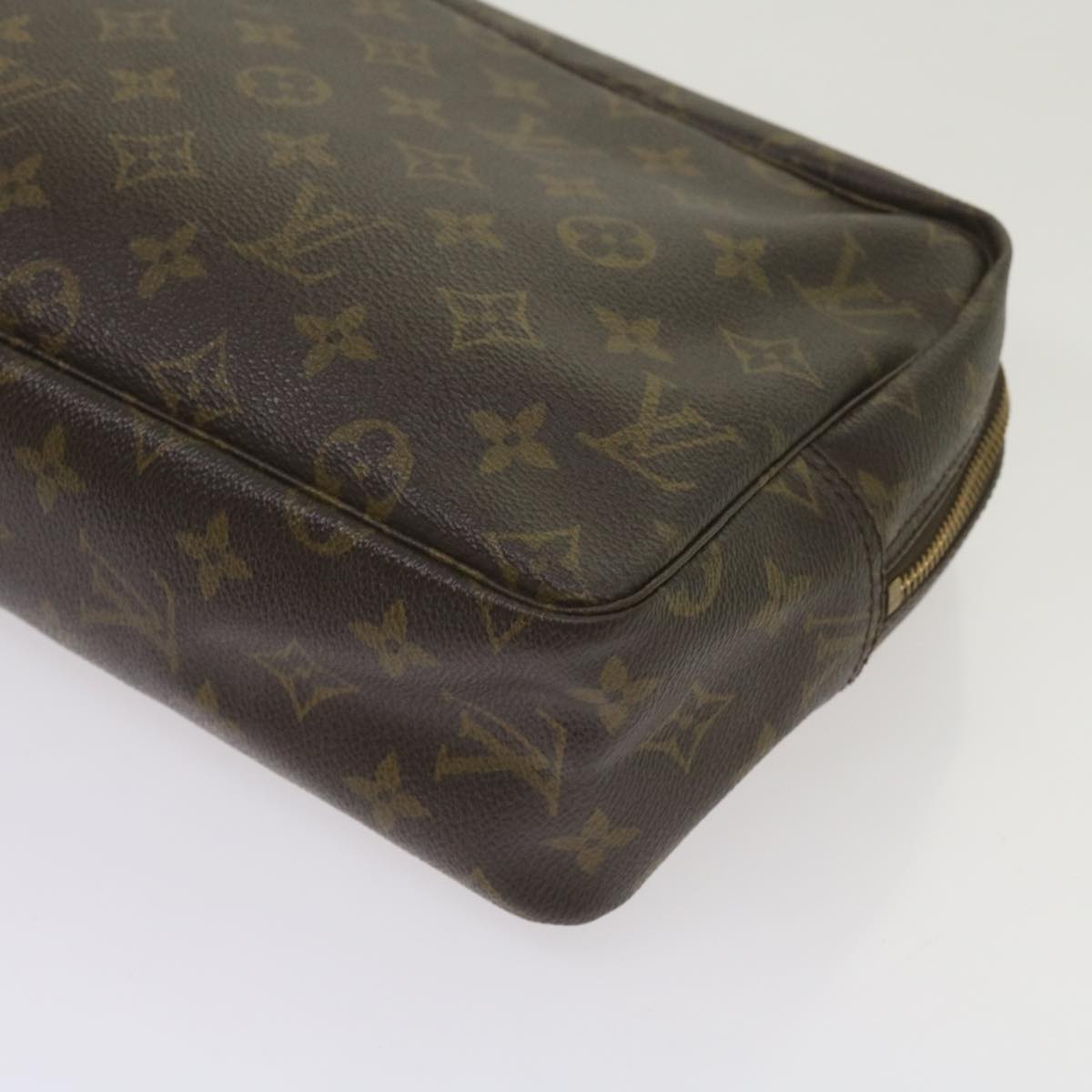 LOUIS VUITTON Monogram Trousse Toilette 28 Clutch Bag M47522 LV Auth ep3253