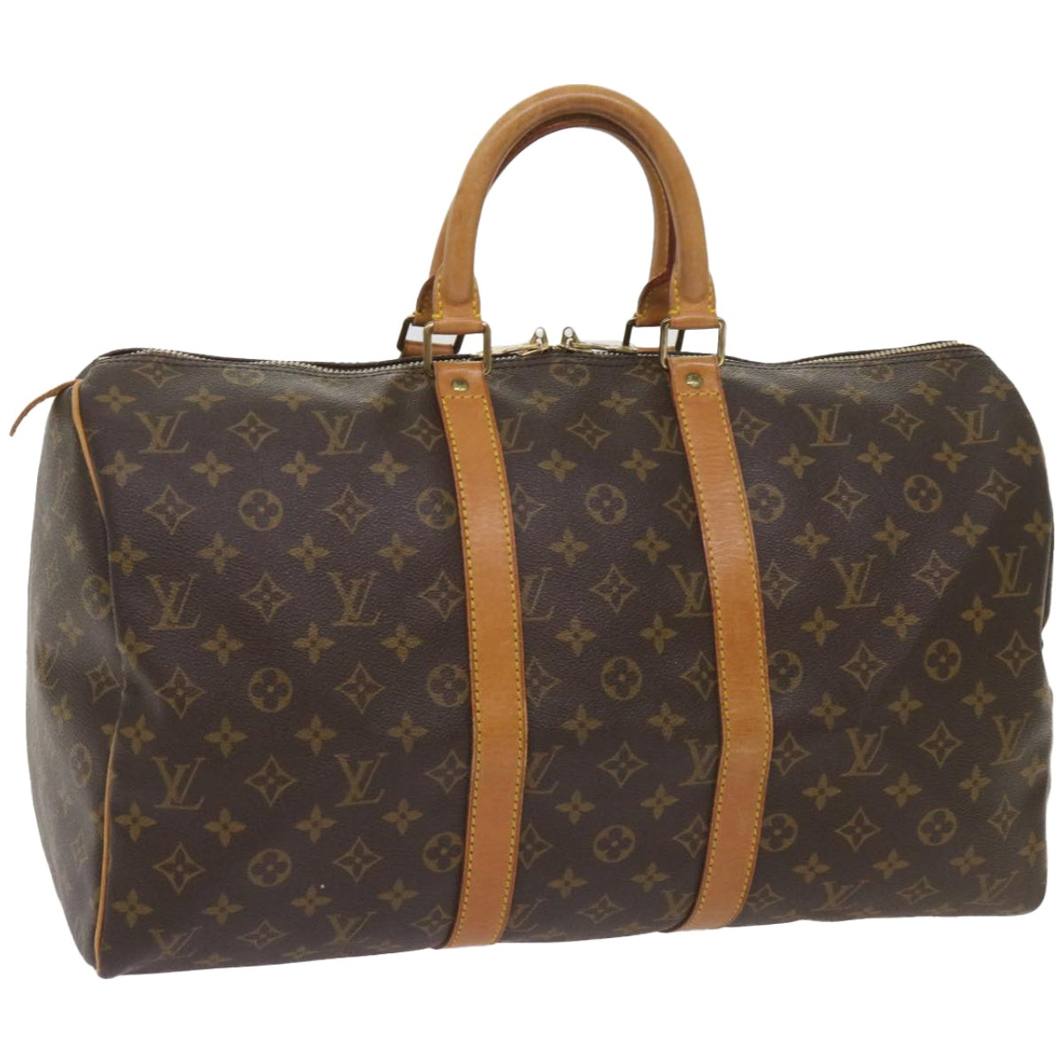 LOUIS VUITTON Monogram Keepall 45 Boston Bag M41428 LV Auth ep3256