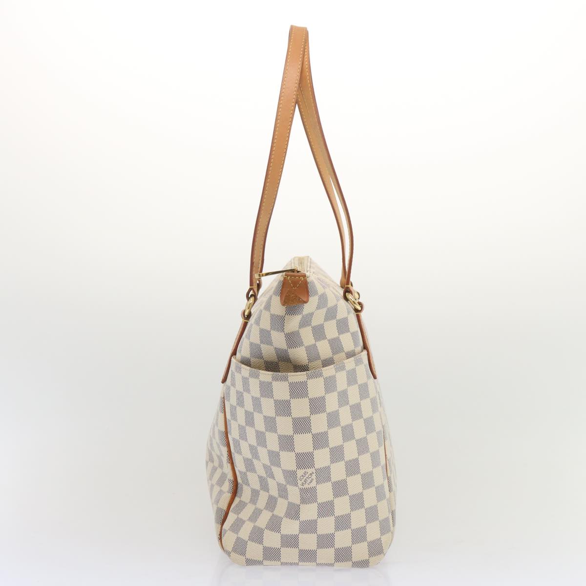 LOUIS VUITTON Damier Azur Totally MM Tote Bag N51262 LV Auth ep3258