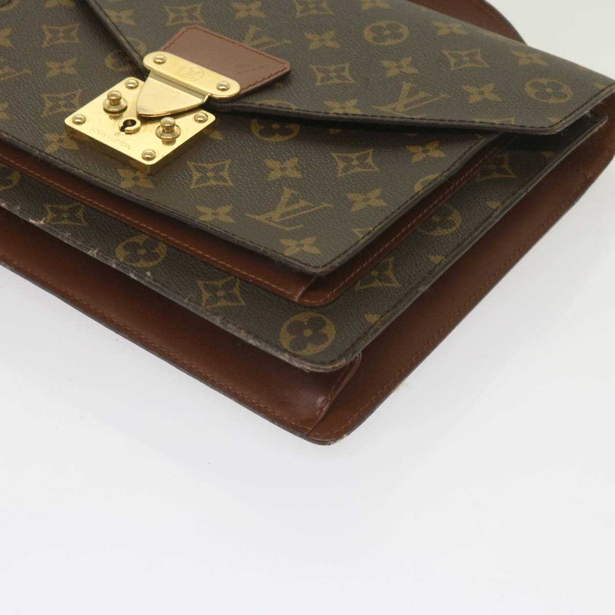 LOUIS VUITTON Monogram Monceau 28 Hand Bag 2way M51185 LV Auth ep3264