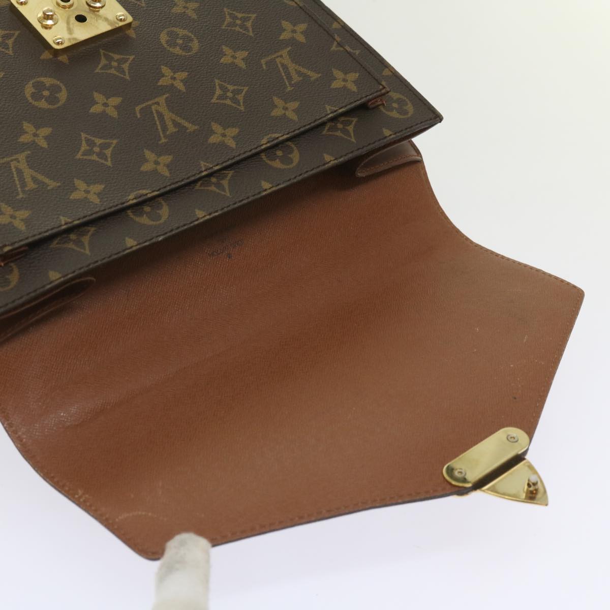 LOUIS VUITTON Monogram Monceau 28 Hand Bag 2way M51185 LV Auth ep3264