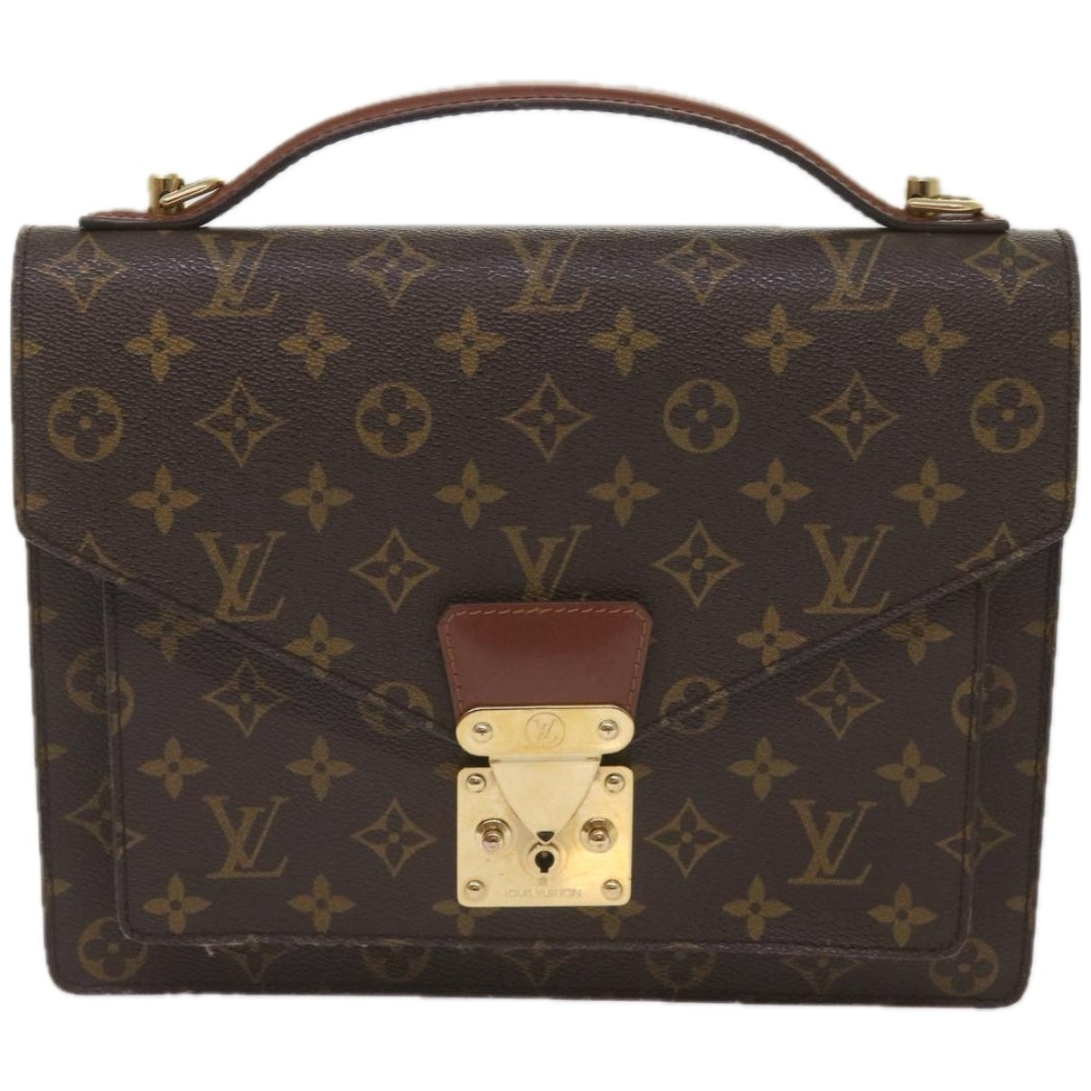 LOUIS VUITTON Monogram Monceau 28 Hand Bag 2way M51185 LV Auth ep3264