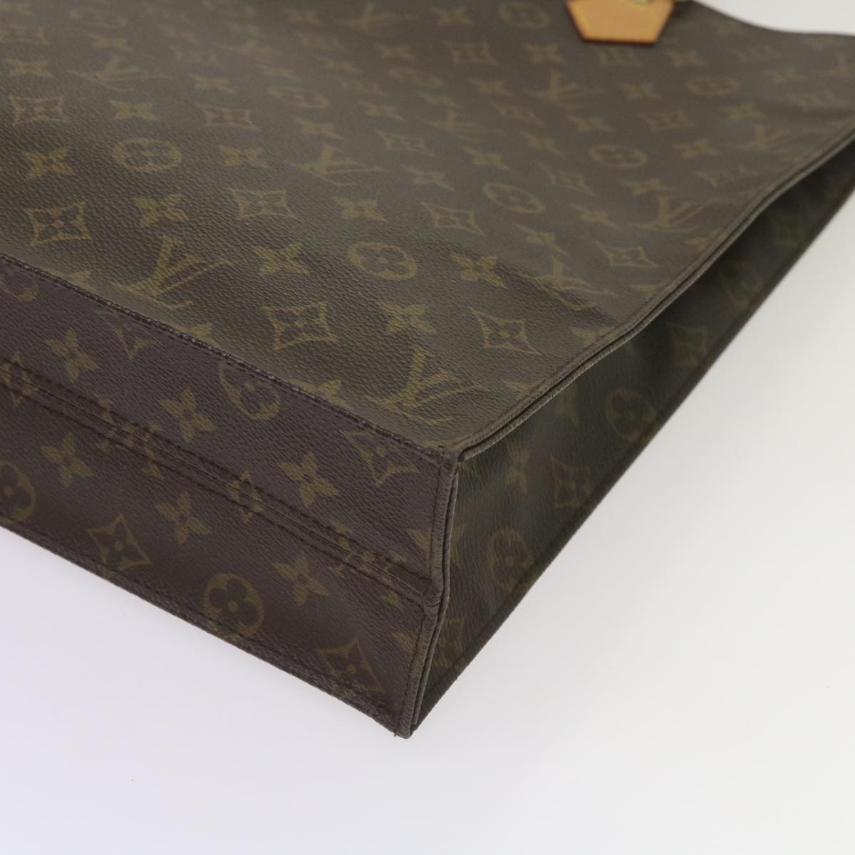 LOUIS VUITTON Monogram Sac Plat Hand Bag M51140 LV Auth ep3277