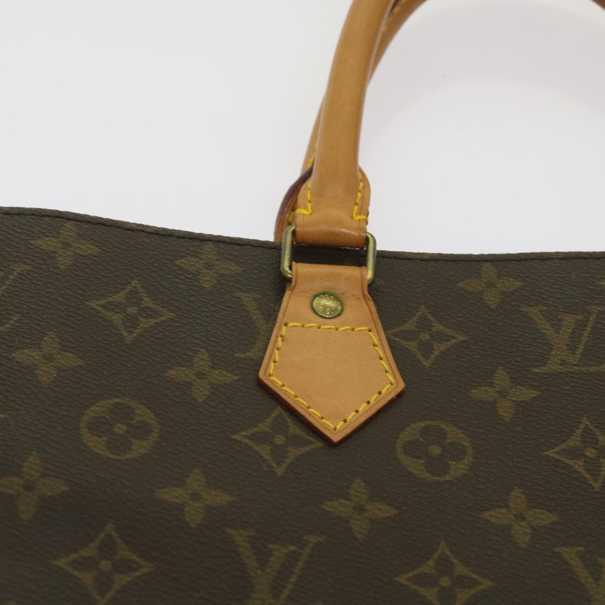 LOUIS VUITTON Monogram Sac Plat Hand Bag M51140 LV Auth ep3277