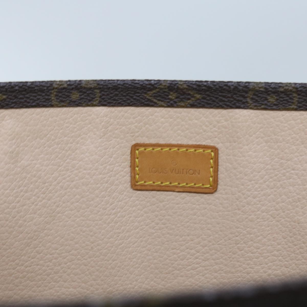 LOUIS VUITTON Monogram Sac Plat Hand Bag M51140 LV Auth ep3277