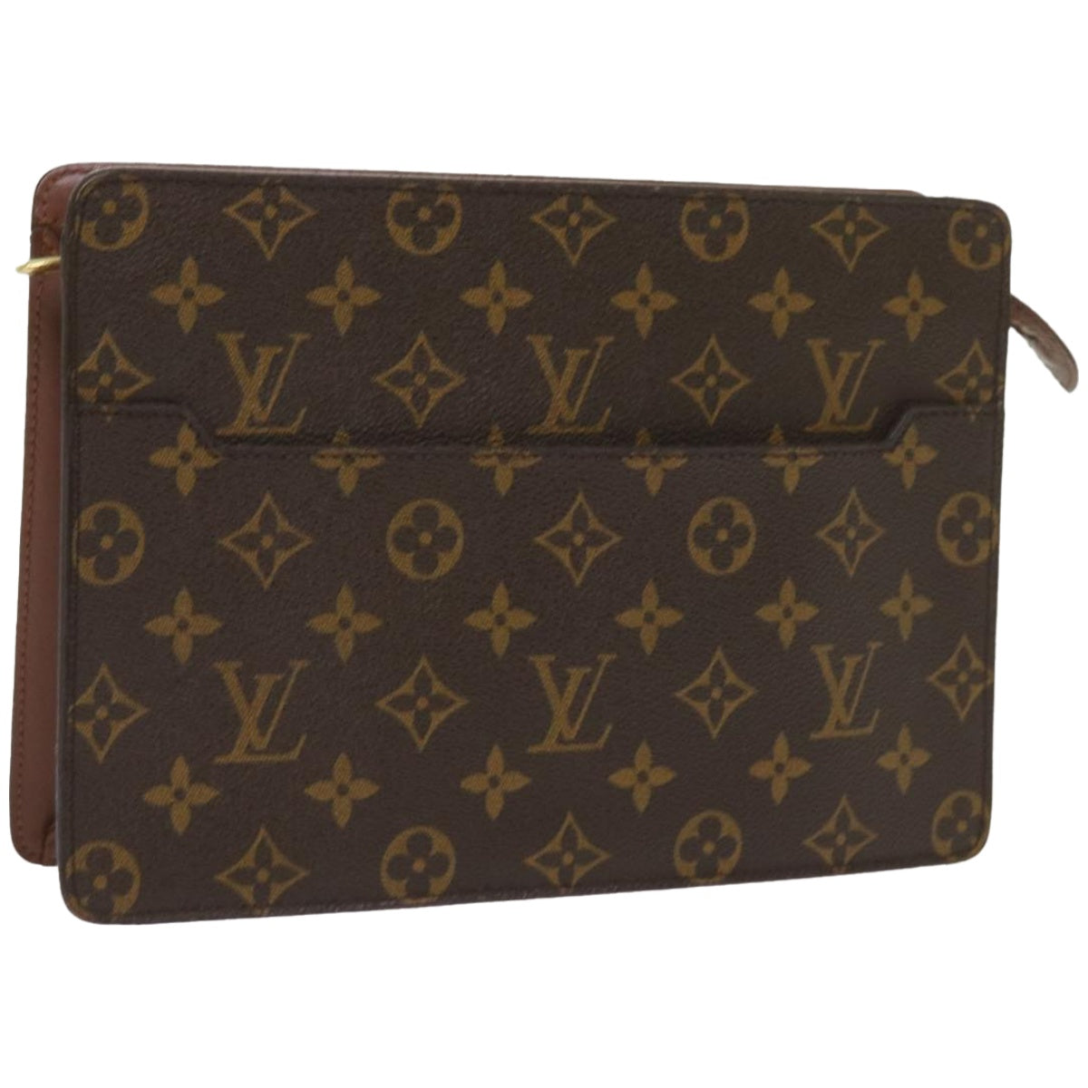 LOUIS VUITTON Monogram Pochette Homme Clutch Bag M51795 LV Auth ep3305