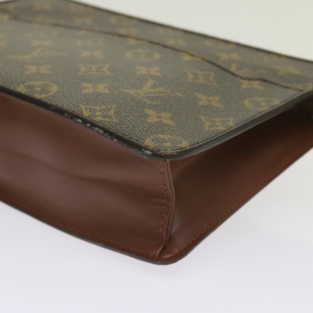 LOUIS VUITTON Monogram Pochette Homme Clutch Bag M51795 LV Auth ep3305