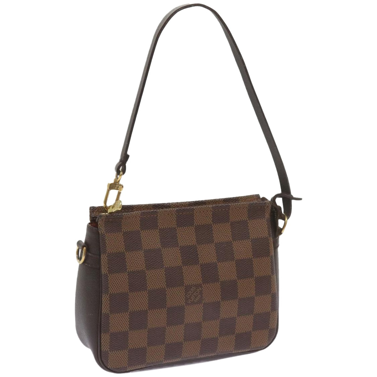 LOUIS VUITTON Damier Ebene Trousse Makeup Pouch N51982 LV Auth ep3324