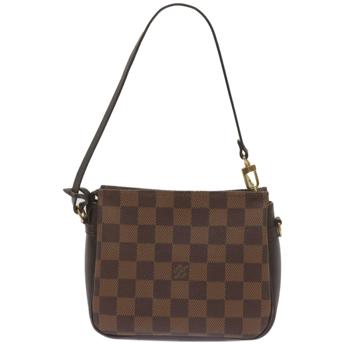 LOUIS VUITTON Damier Ebene Trousse Makeup Pouch N51982 LV Auth ep3324