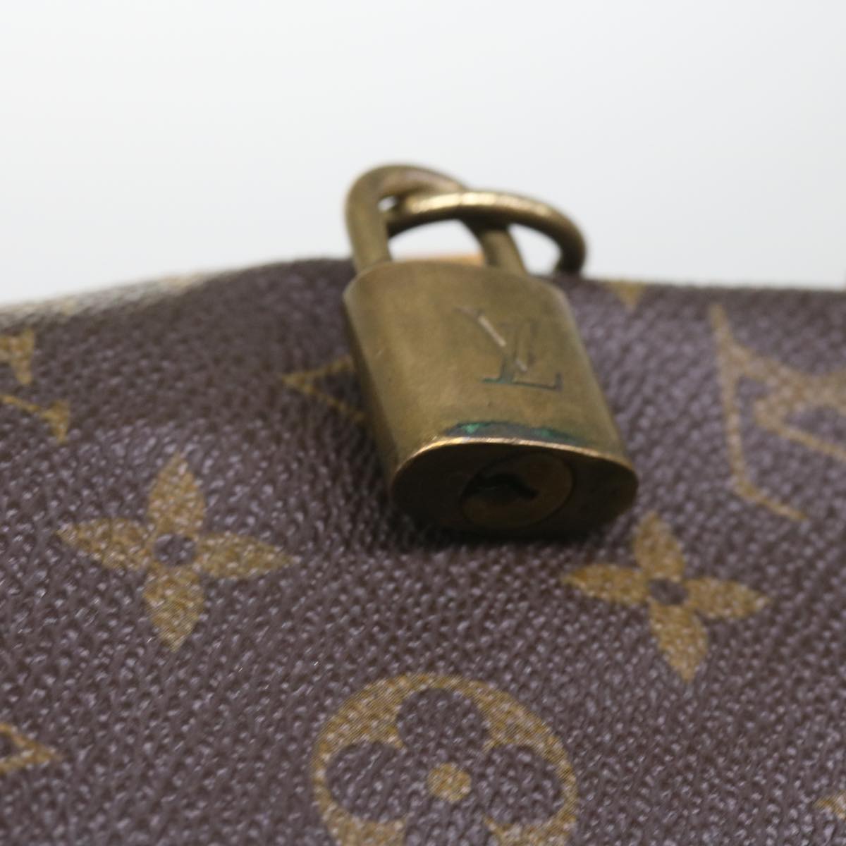 LOUIS VUITTON Monogram Lockit Horizontal Hand Bag M40104 LV Auth ep3328