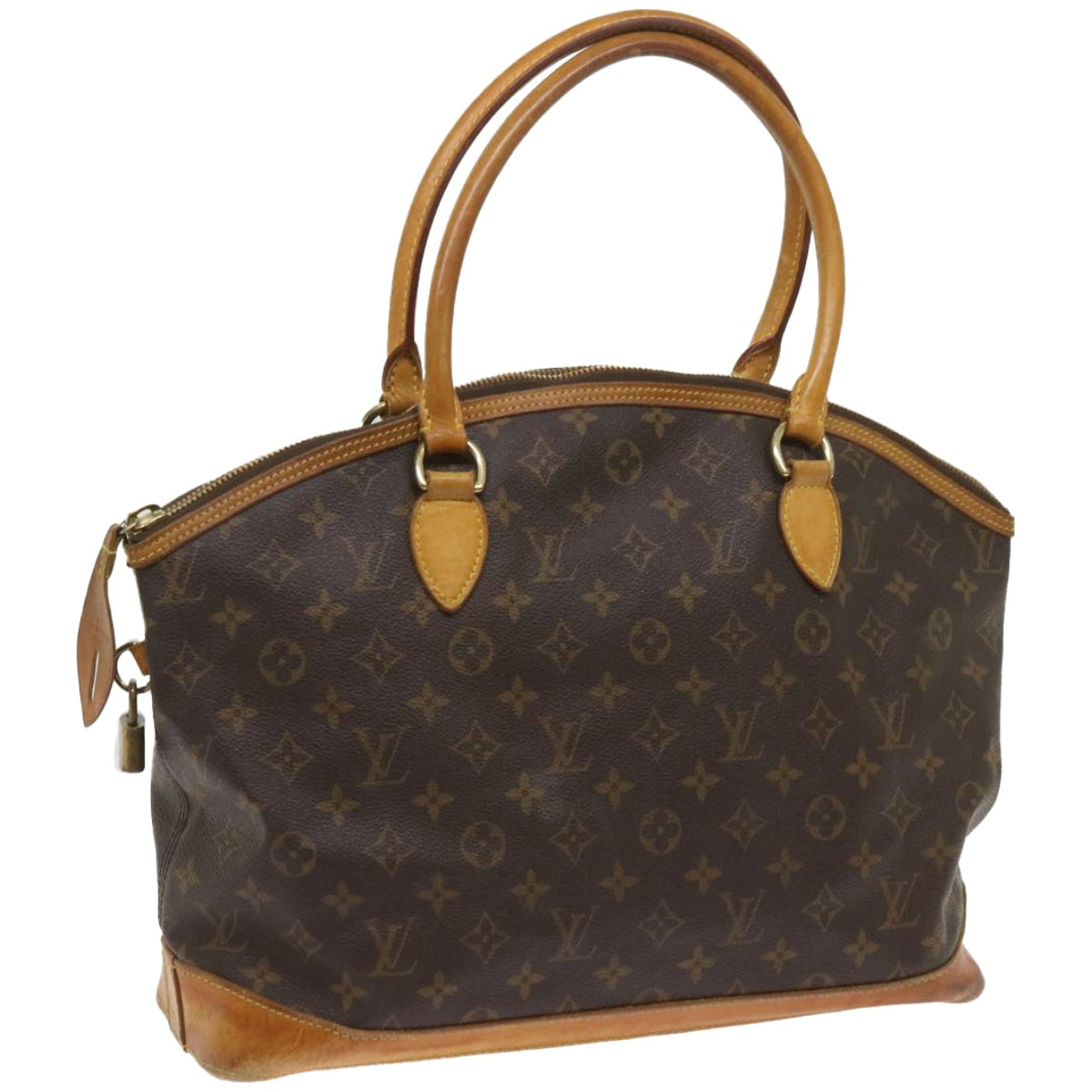 LOUIS VUITTON Monogram Lockit Horizontal Hand Bag M40104 LV Auth ep3328