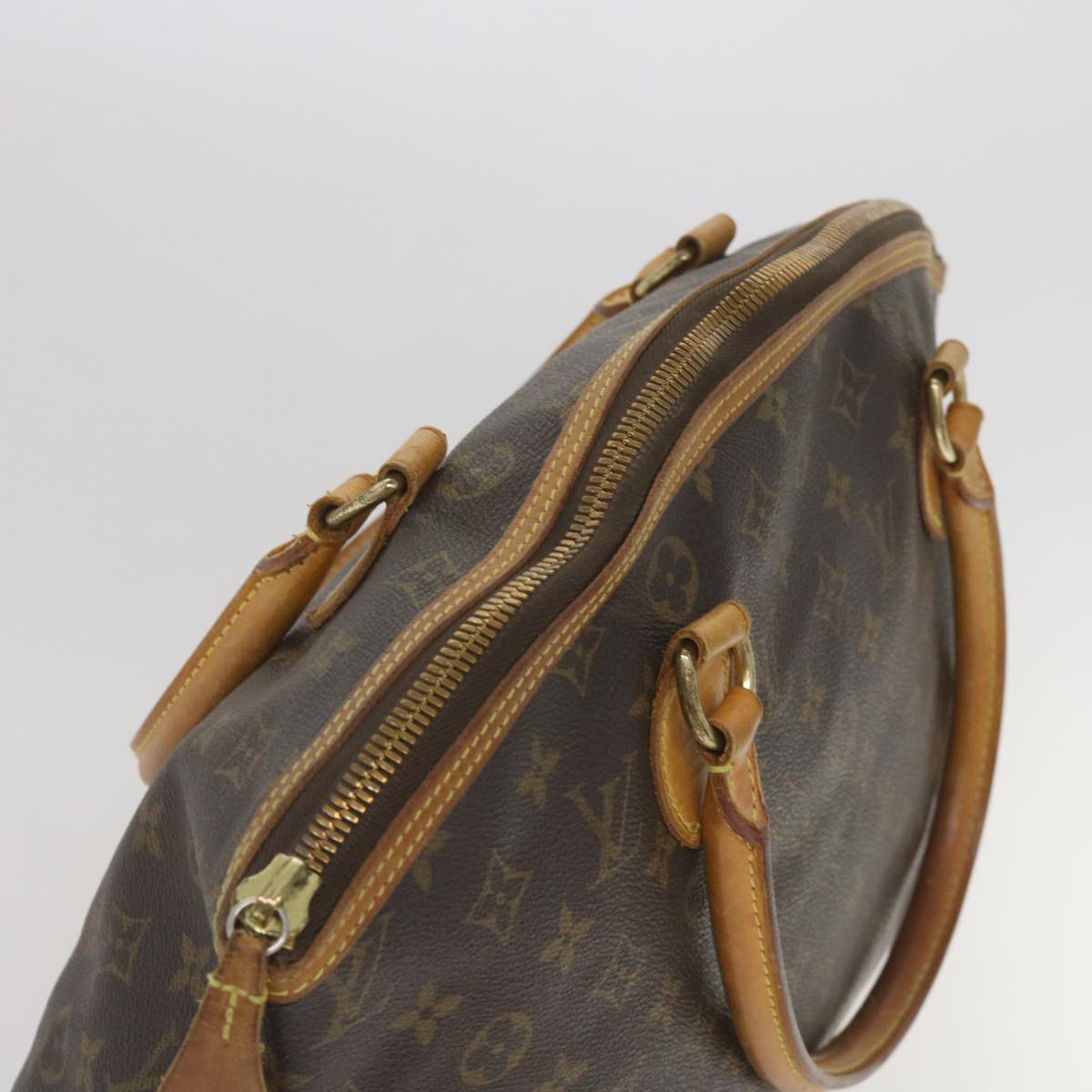 LOUIS VUITTON Monogram Lockit Horizontal Hand Bag M40104 LV Auth ep3328