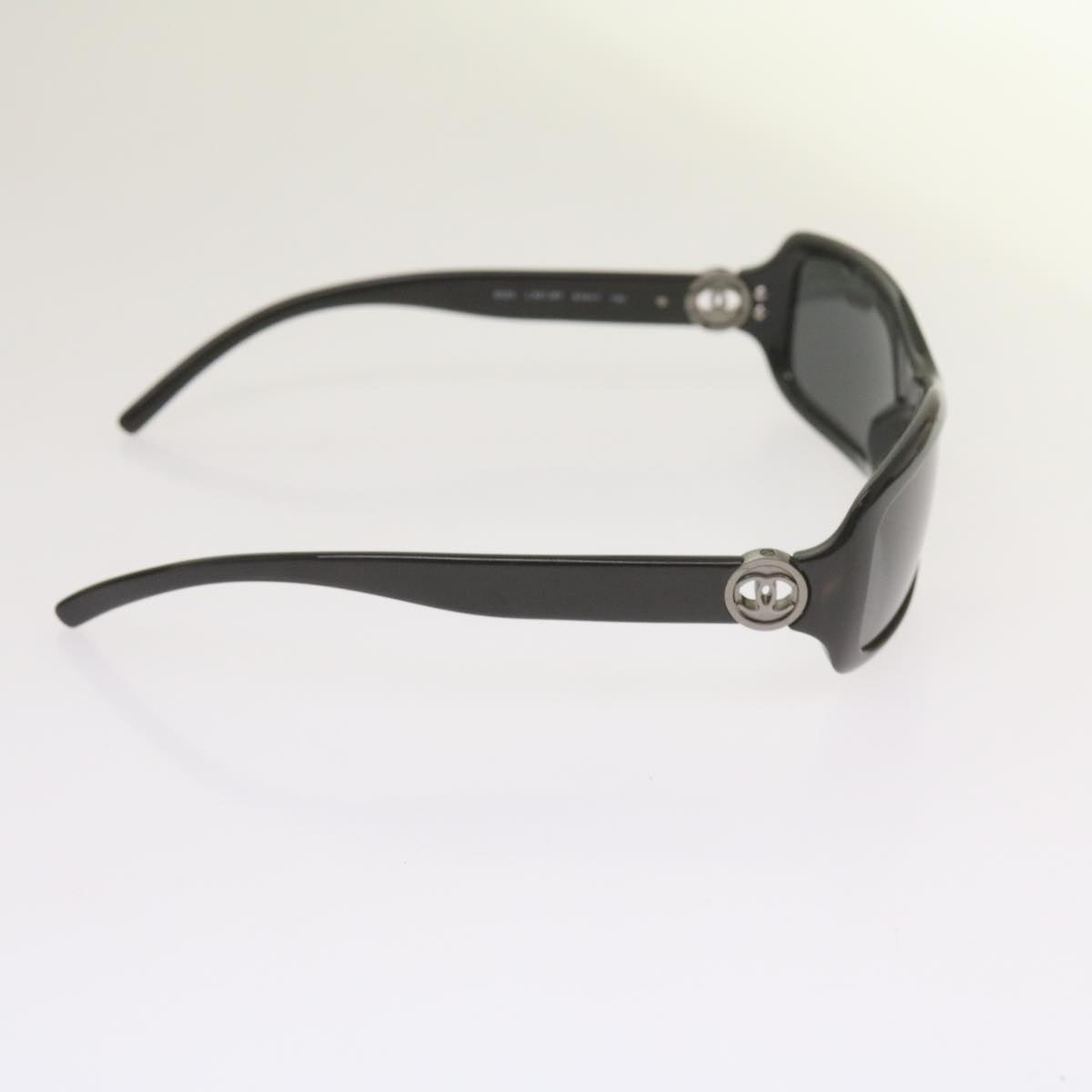 CHANEL Sunglasses plastic Black CC Auth ep3334