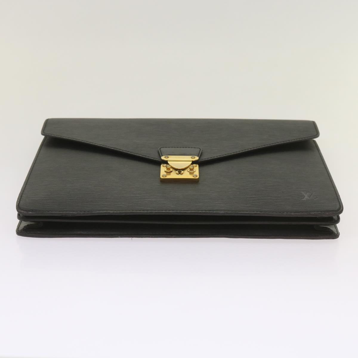 LOUIS VUITTON Epi Serviette Conseiller Briefcase Black M54422 LV Auth ep3355