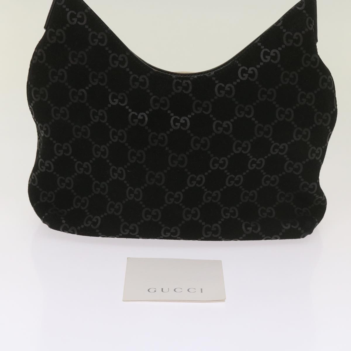 GUCCI GG Canvas Tote Bag Black 001 3778 1705 Auth ep3358