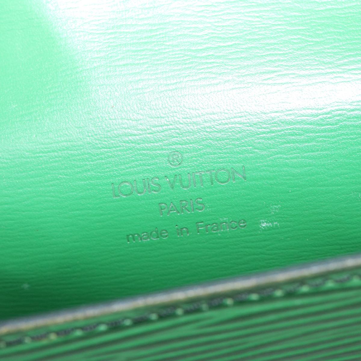 LOUIS VUITTON Epi Pochette Ceinture Tilshit Waist Bag Green M52604 Auth ep3394