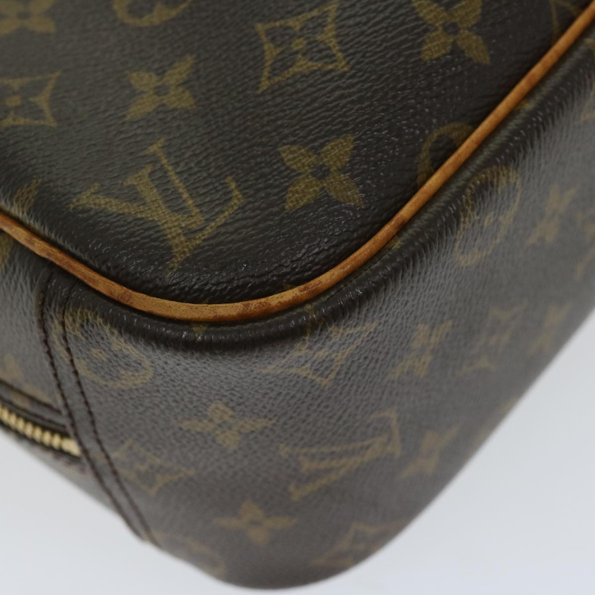 LOUIS VUITTON Monogram Trouville Hand Bag M42228 LV Auth ep3403