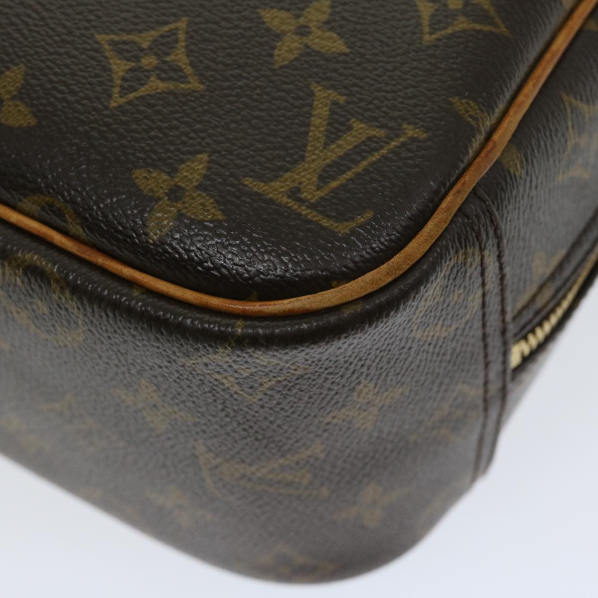 LOUIS VUITTON Monogram Trouville Hand Bag M42228 LV Auth ep3403