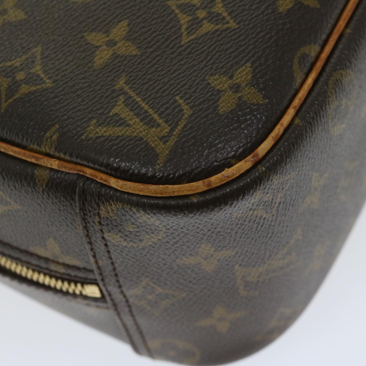 LOUIS VUITTON Monogram Trouville Hand Bag M42228 LV Auth ep3403