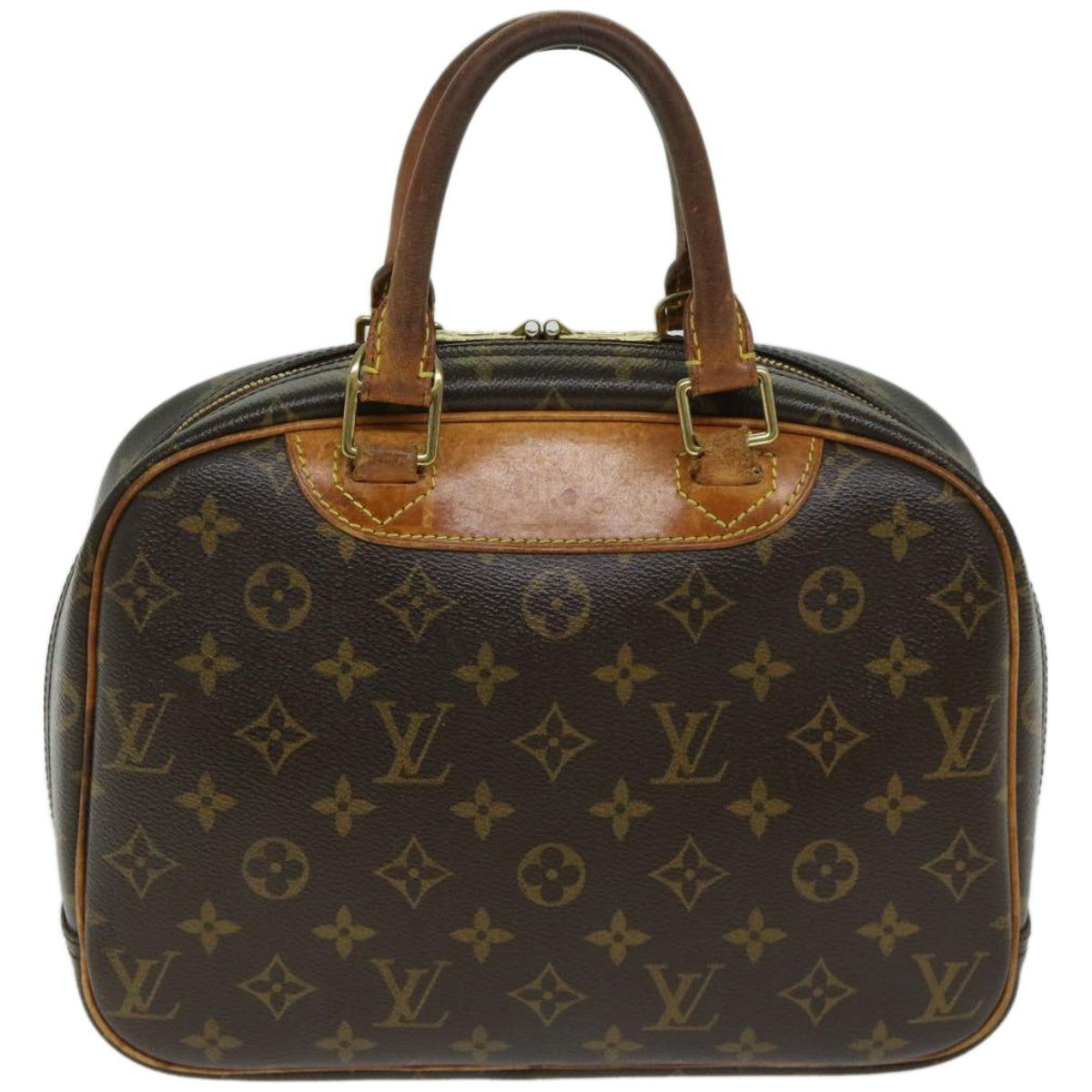 LOUIS VUITTON Monogram Trouville Hand Bag M42228 LV Auth ep3403